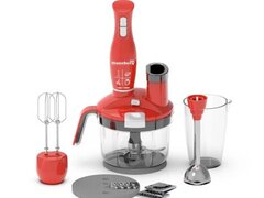 Blender 4 in 1 Hausberg HB-7710RS, capacitate bol 1.5 l, 1500 W, functie turbo, Rosu